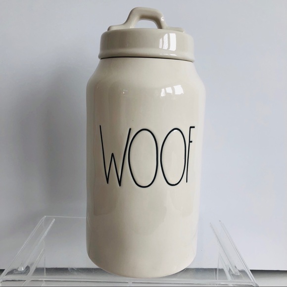 Rae Dunn Other - Rae Dunn By Magenta WOOF Dog Treat Canister Jar